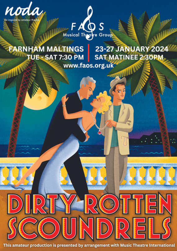 Dirty Rotten Scoundrels presentation 26th June / auditions 9th July